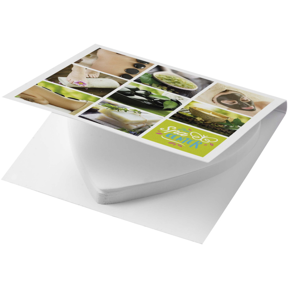 Logotrade promotional merchandise image of: Sticky-Mate® soft cover heart-shaped sticky notes
