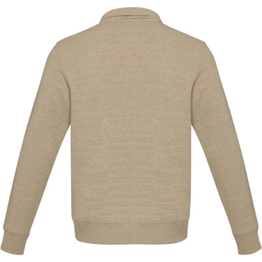 Logo trade corporate gift photo of: Tin unisex Aware™ recycled quarter zip sweater