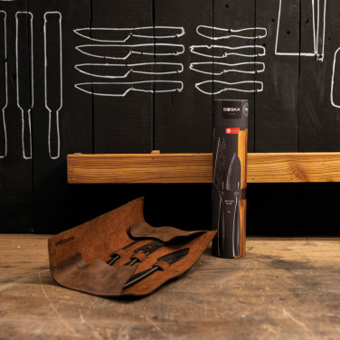 Logo trade advertising products picture of: BOSKA Cheese Knife Set Monaco+ Black