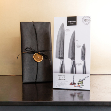 Logo trade promotional giveaways image of: BOSKA Kitchen Knives Monaco+, set of 3
