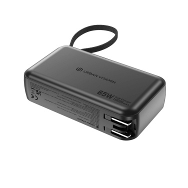 Logotrade promotional gift image of: Urban Vitamin Eureka hybrid GANcharger 10000mah powerbank65W