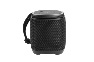Logotrade promotional giveaway image of: Bluetooth speaker HERMON Schwarzwolf