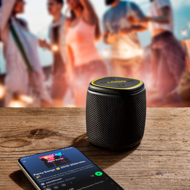 Logotrade promotional product image of: Bluetooth speaker HERMON Schwarzwolf