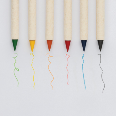 Logo trade advertising product photo of: Micki GRS infinity 6pc colouring pencil set