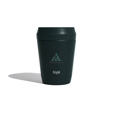 Logotrade promotional giveaway image of: Topl Recycled Steel To Go Tumbler Patented 360 Lid 235ml