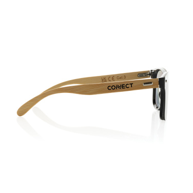 Logotrade promotional giveaway picture of: Prism RCS recycled plastic sunglasses with bamboo frame
