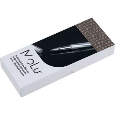 Logo trade advertising products picture of: MoLu brass rollerball Praia Grande