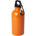 Oregon 400 ml RCS certified single wall stainless steel water bottle with carabiner, Orange