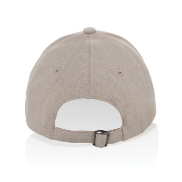 Logotrade promotional item image of: Milo AWARE™ recycled heather 6 panel cap 200gr