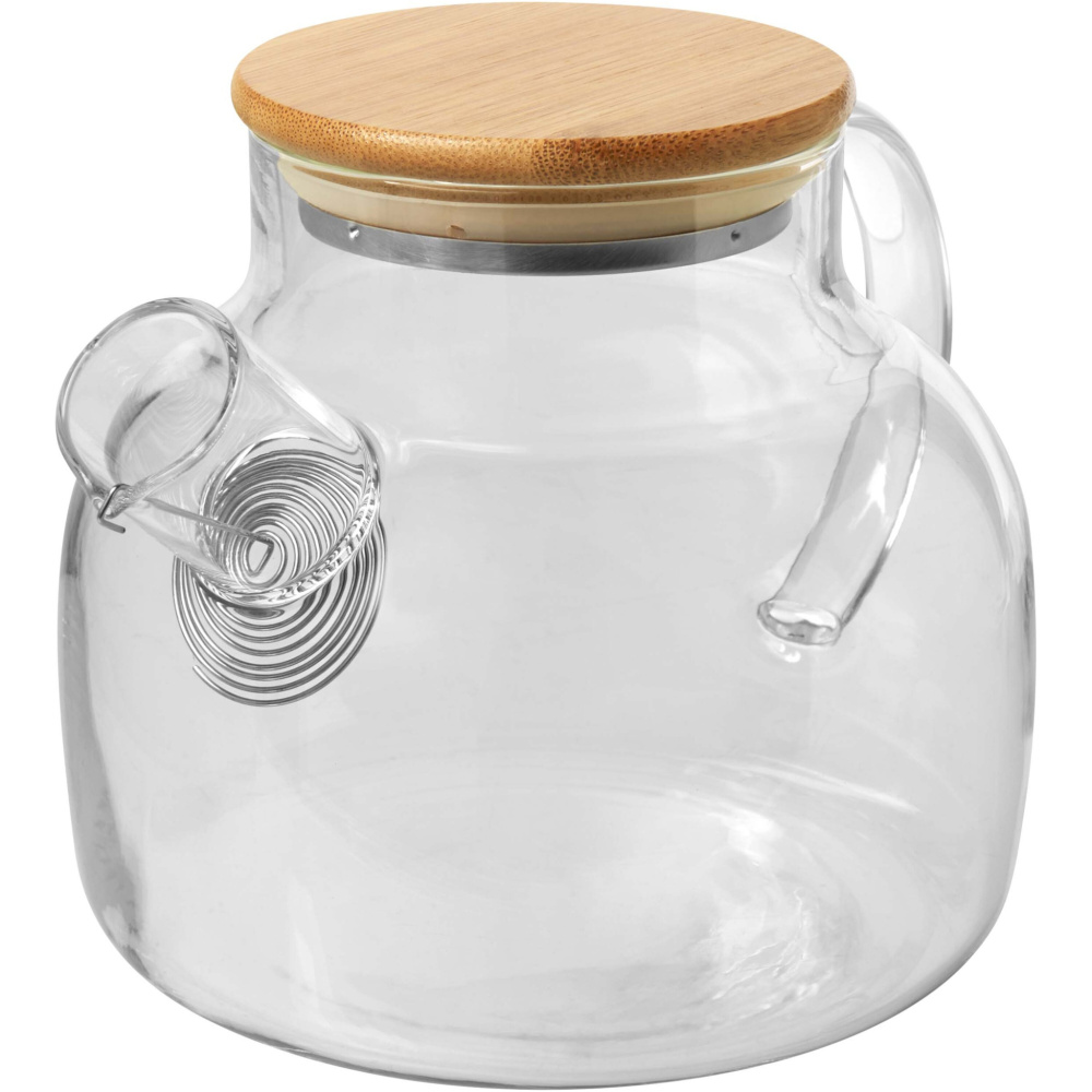 Logo trade promotional giveaway photo of: Zen tea pot with strainer and bamboo lid