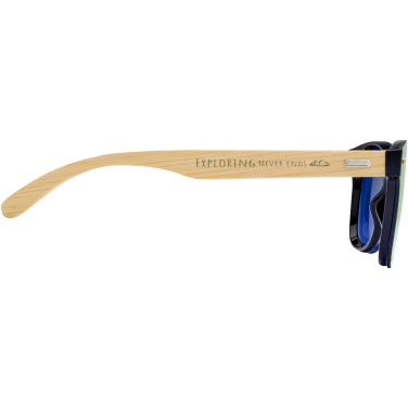 Logo trade corporate gifts picture of: Tan sunglasses with bamboo temples