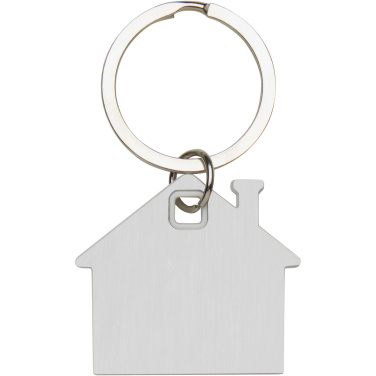 Logotrade promotional gift image of: Nook house-shaped keychain