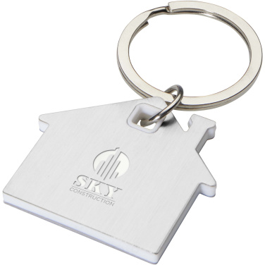Logo trade promotional product photo of: Nook house-shaped keychain