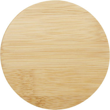 Logotrade advertising product picture of: Leona 350 ml glass cup with bamboo lid