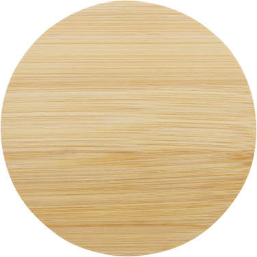 Logotrade promotional item picture of: Lenora 250 ml glass cup with bamboo lid