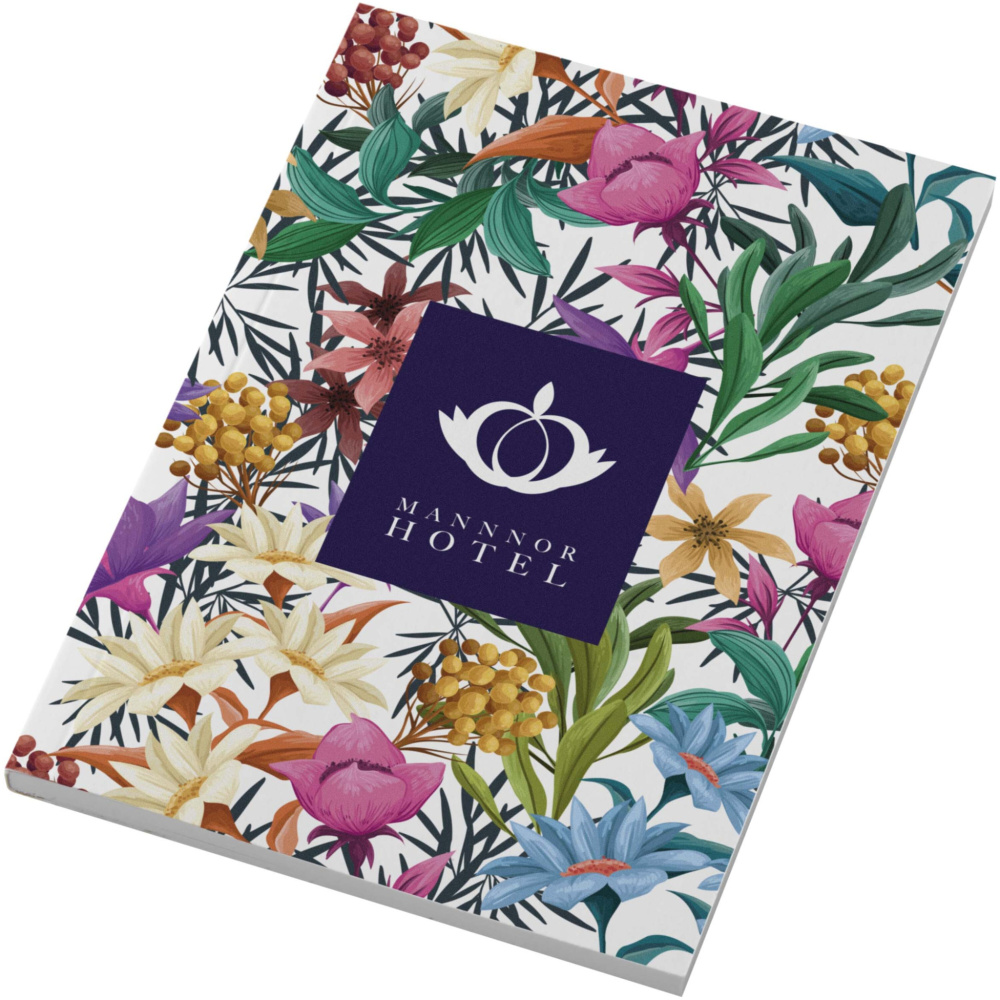 Logo trade business gift photo of: Novella Austen A6 soft cover notebook - 50 sheets