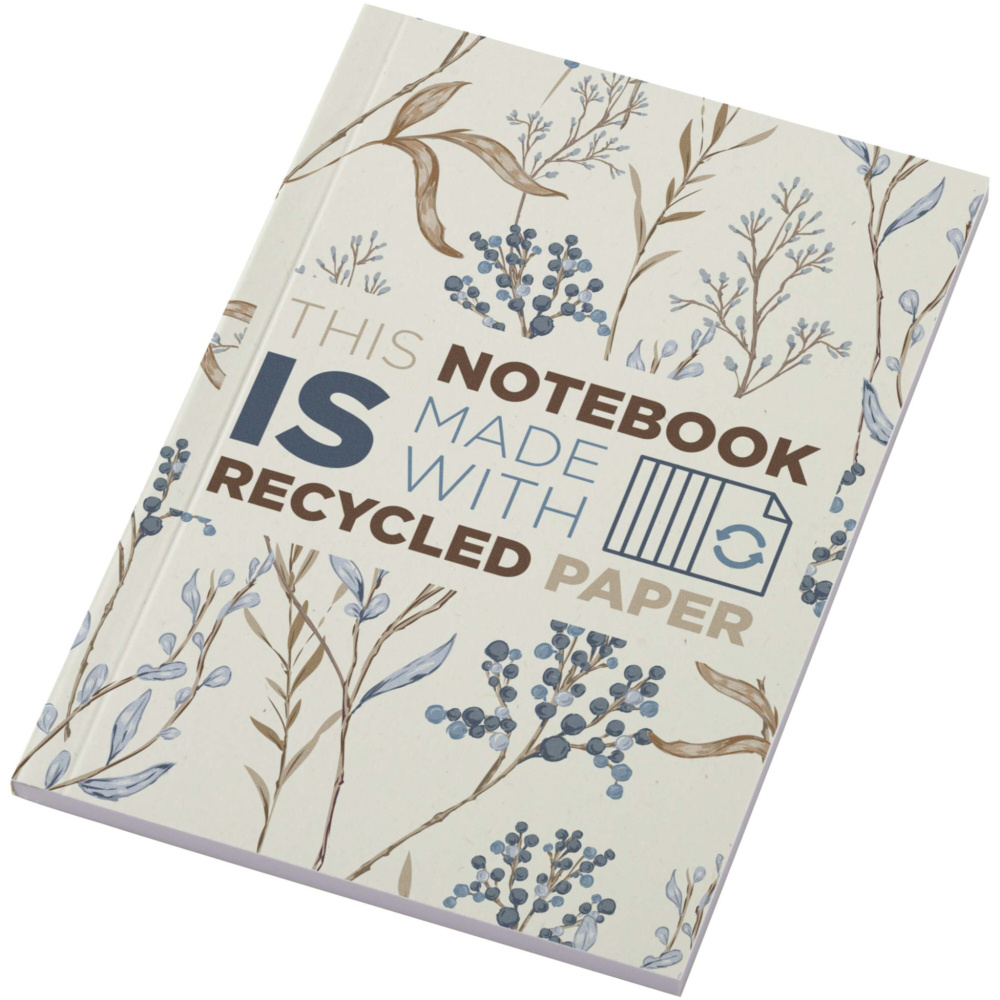 Logo trade promotional giveaways picture of: Novella Austen A6 recycled soft cover notebook - 50 sheets