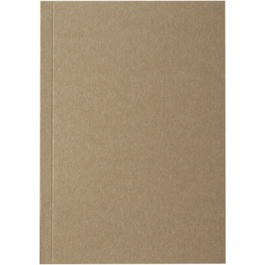 Logotrade promotional merchandise image of: Novella Austen A6 recycled soft cover kraft notebook - 100 sheets