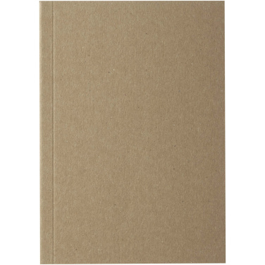 Logotrade promotional giveaway image of: Novella Austen A6 recycled soft cover kraft notebook - 50 sheets
