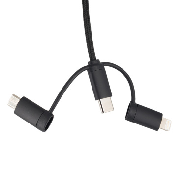 Logo trade promotional gifts picture of: Cable 4in1 with illuminated logo - LH-ZM02