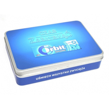 Logo trade corporate gifts picture of: Metal box 18x12,6x4 cm