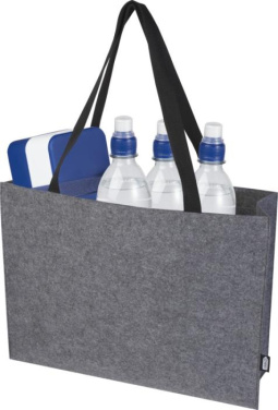 Logo trade promotional merchandise picture of: Felta GRS recycled felt gusset tote bag 20L