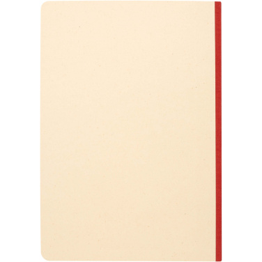 Logo trade promotional giveaways image of: Liliana A5 sugarcane and RPET soft cover notebook