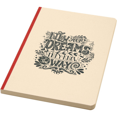 Logotrade corporate gift image of: Liliana A5 sugarcane and RPET soft cover notebook