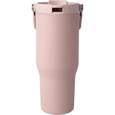 Logo trade promotional products image of: Bronx 900 ml RCS recycled stainless steel copper vacuum insulated tumbler with dual function lid