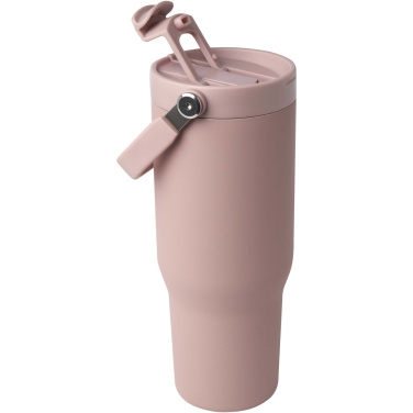 Logotrade promotional merchandise picture of: Bronx 900 ml RCS recycled stainless steel copper vacuum insulated tumbler with dual function lid