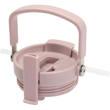 Logotrade business gift image of: Bronx 900 ml RCS recycled stainless steel copper vacuum insulated tumbler with dual function lid