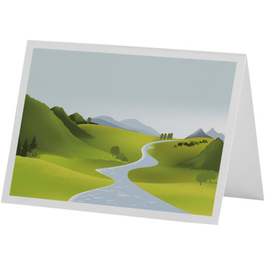 Logo trade corporate gift photo of: Herald A6 greeting card