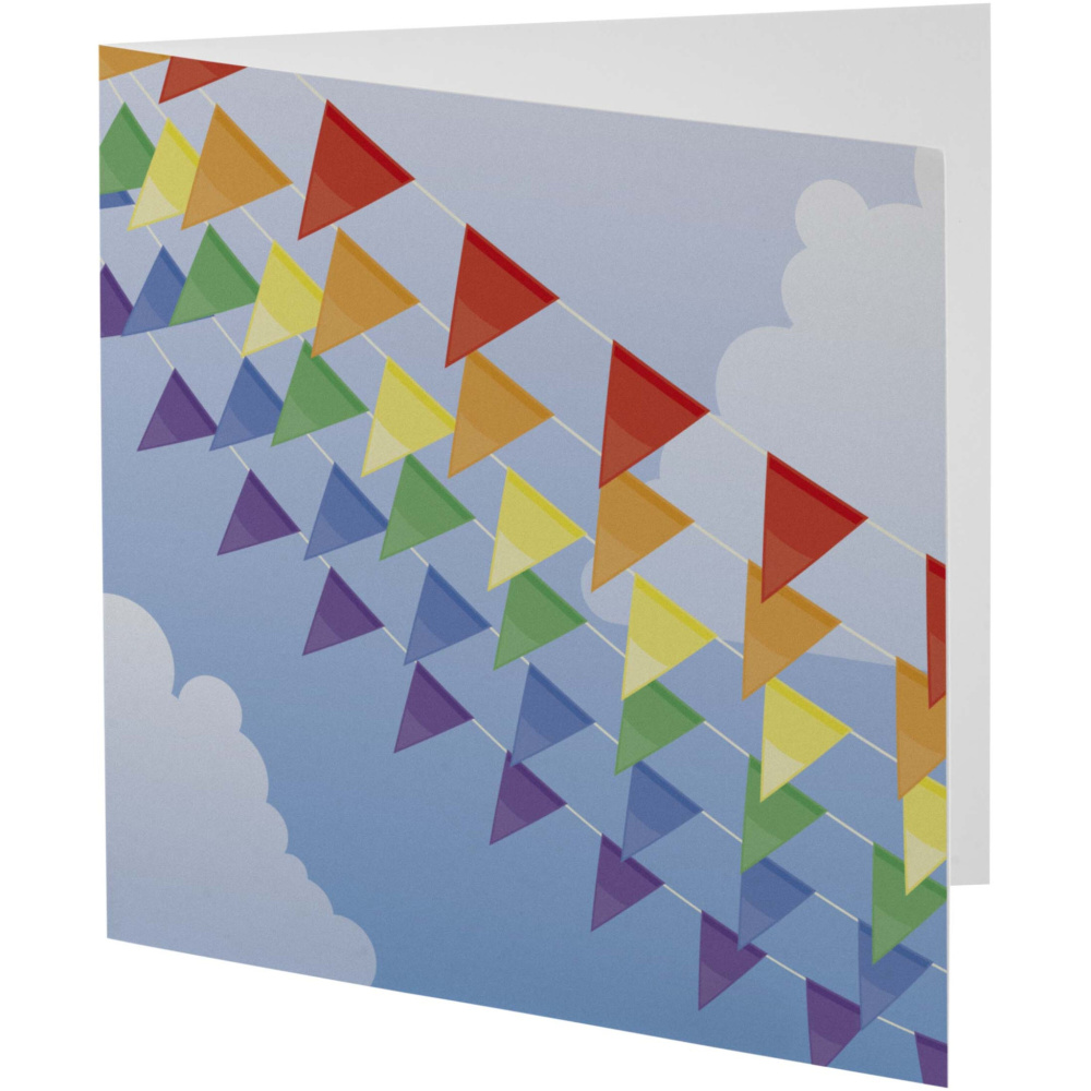 Logo trade promotional items image of: Herald square greeting card
