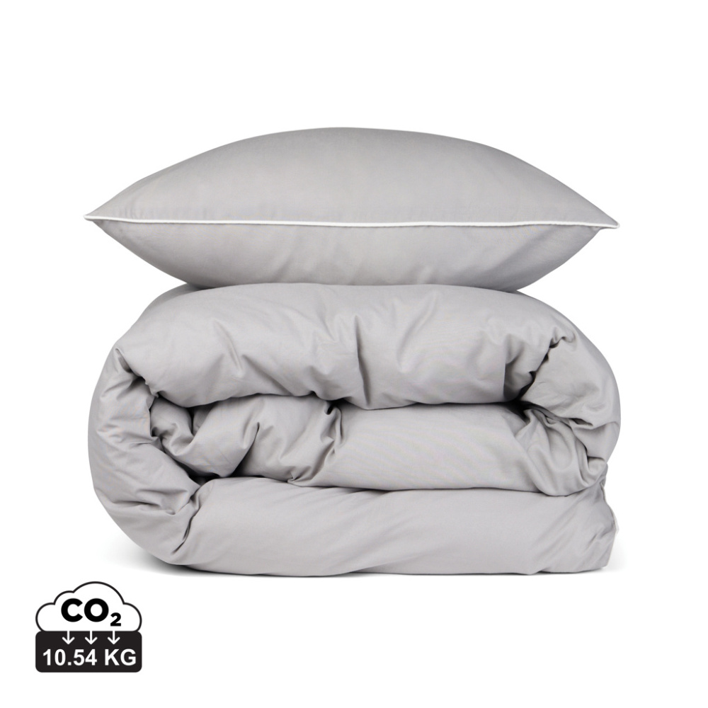 Logotrade advertising products photo of: VINGA Marston OCS organic cotton bed linen, 4 pcs set