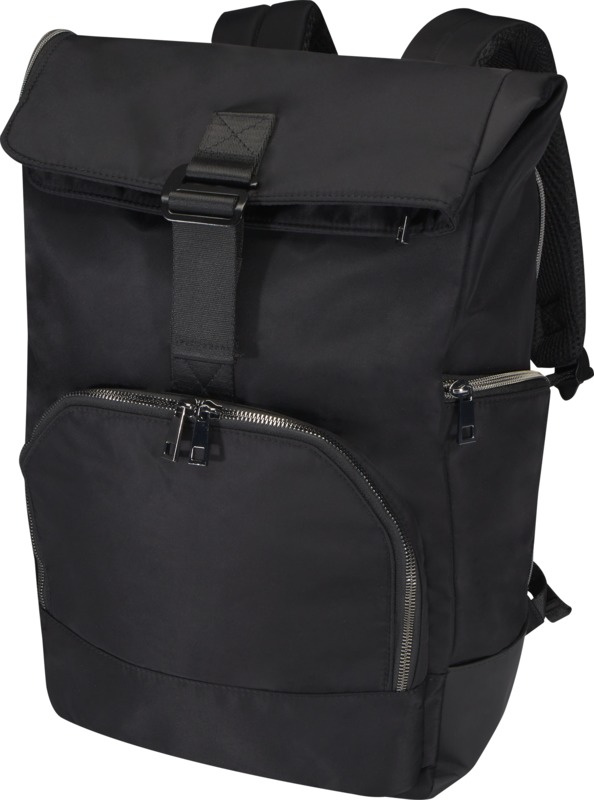 Logotrade promotional giveaways photo of: Rhine 15” GRS recycled rolltop backpack 18L