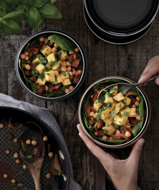 Logo trade promotional item photo of: Black+Blum Glass Lunch Bowl 750ml