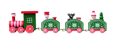 Logo trade corporate gifts picture of: Wooden Christmas train