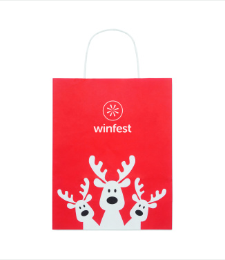 Logo trade promotional merchandise photo of: Gift paper bag small