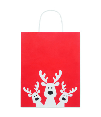Logo trade business gift photo of: Gift paper bag medium