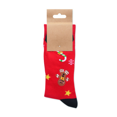 Logotrade advertising product image of: Pair of Christmas socks M