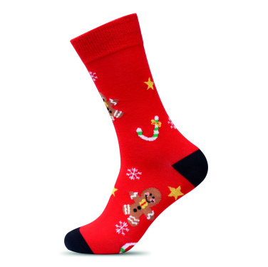 Logo trade promotional products picture of: Pair of Christmas socks L