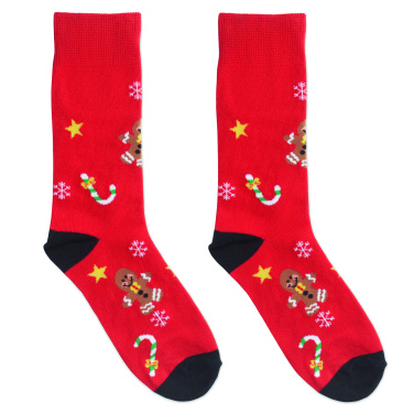 Logo trade advertising product photo of: Pair of Christmas socks L