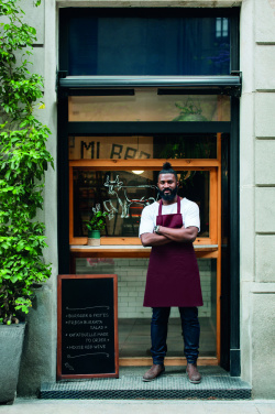 Logo trade promotional giveaway photo of: Organic cotton apron 240 gr/m²