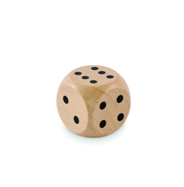 Logotrade advertising product image of: Schima wooden dice 3cm dia