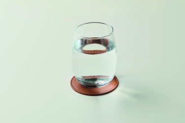 Logotrade promotional giveaway picture of: Round coaster in PU