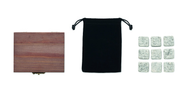 Logo trade promotional gifts picture of: 9 stone ice cube set in box