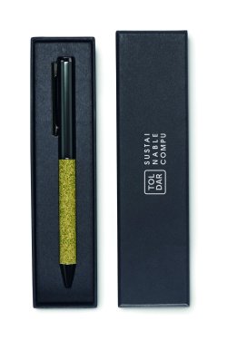 Logo trade corporate gift photo of: Twist metal ballpen in box