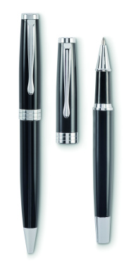 Logo trade advertising products picture of: Ball pen and roller set