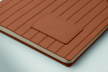 Logo trade advertising products picture of: A5 notebook in smokey PU