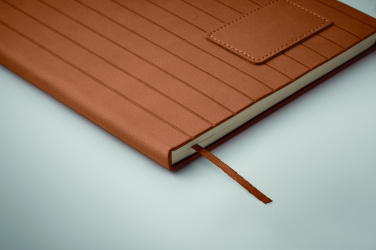 Logotrade promotional product image of: A5 notebook in smokey PU